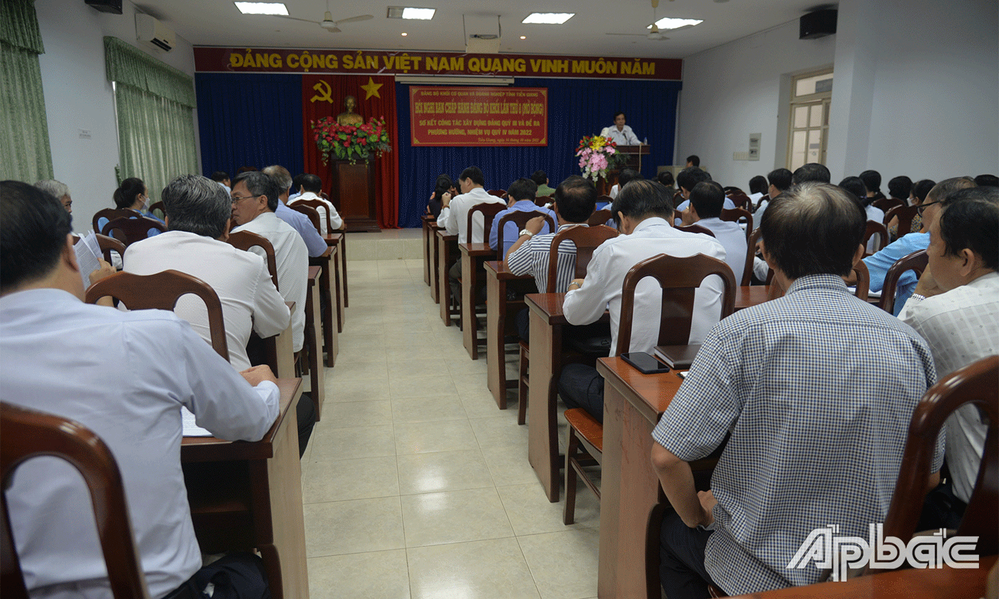 Quang cảnh hội nghị.