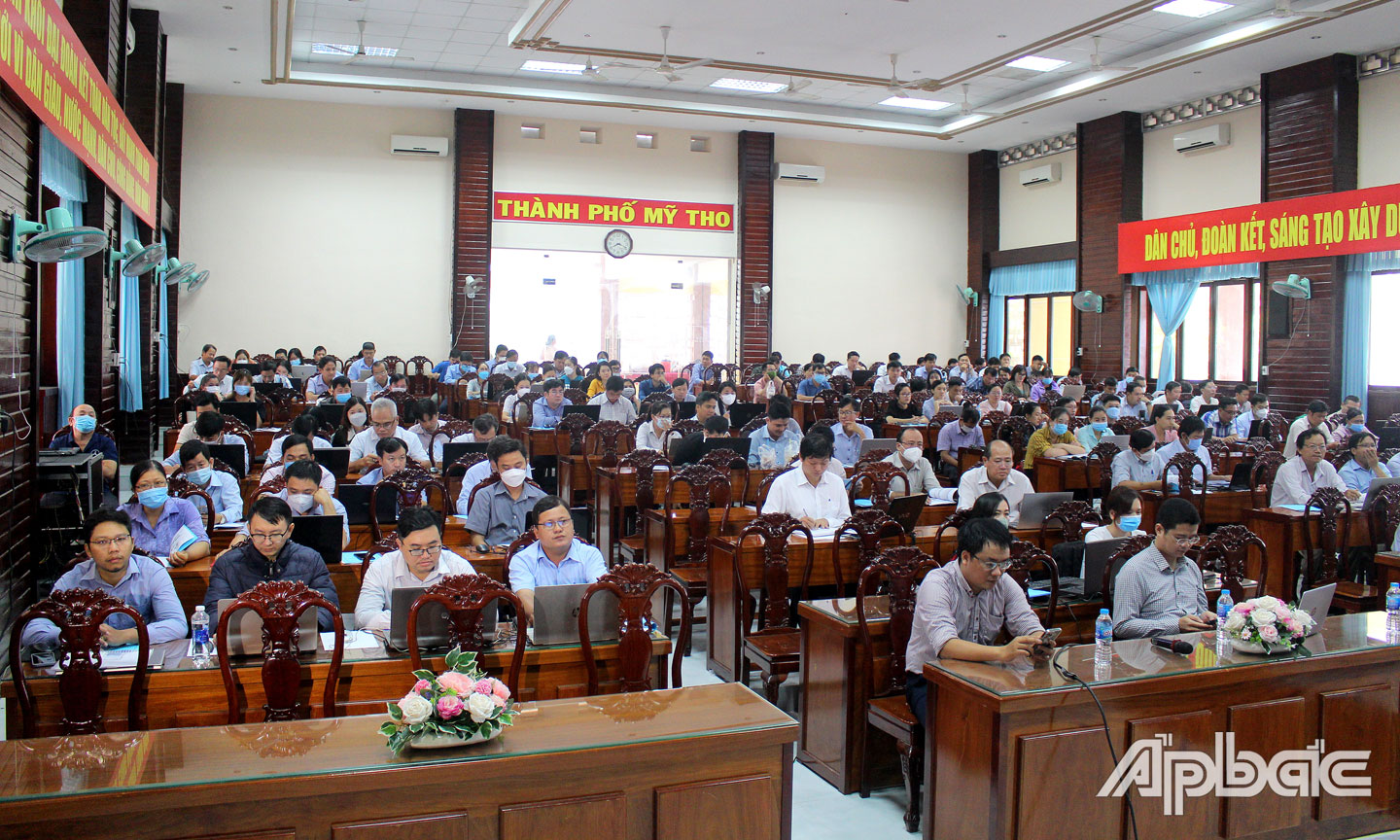 Quang cảnh Khai giảng Khóa bồi dưỡng nghiệp vụ Đấu thầu qua mạng năm 2022.