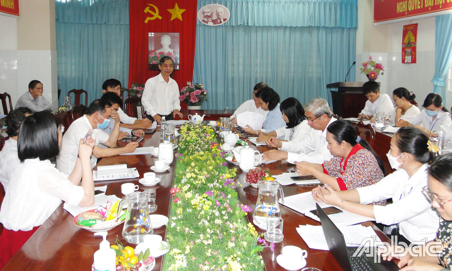 BS.CK 2 Nguyễn Hữu Diệp, phát biểu kết luận của đoàn kiểm tra.