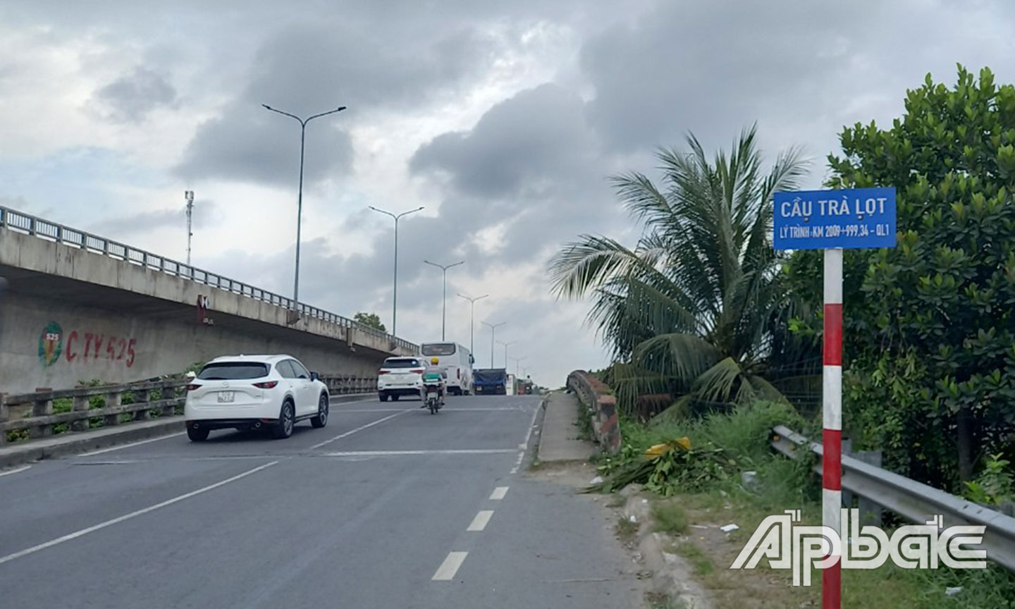 Cầu Trà Lọt vị trị xảy ra tai nạn giao thông.