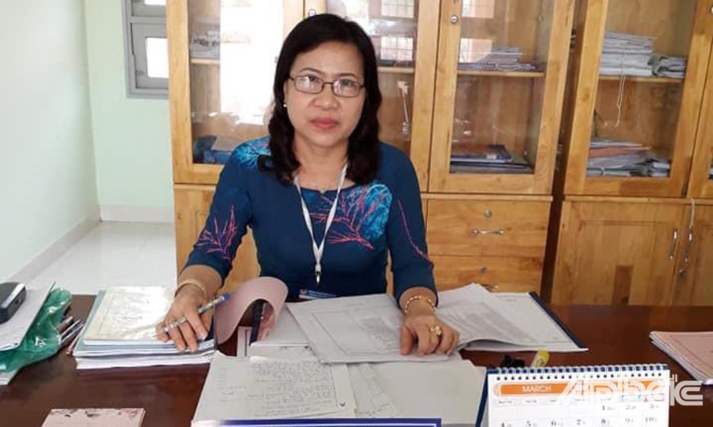 Cô Nguyễn Thị Kim Loan luôn tận tâm, trách nhiệm và hăng say yêu nghề. 