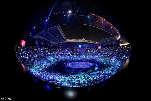 Lễ khai mạc World Cup 2022 hoành tráng. (Nguồn: EPA)