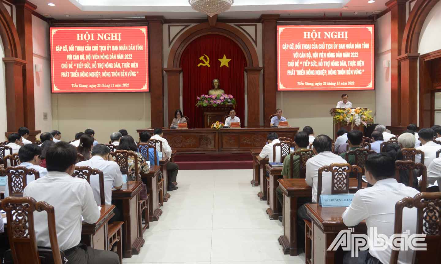 Quang cảnh hội nghị.