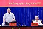 Thủ tướng Phạm Minh Chính làm việc với Ban Thường vụ Tỉnh ủy Bình Dương