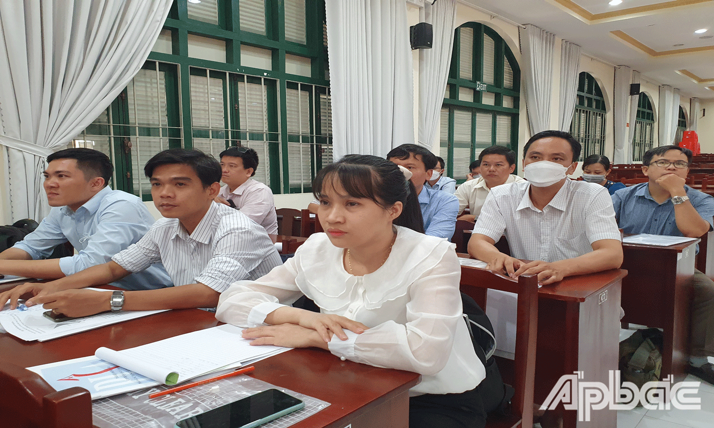 Các đại biểu tham gia  tập huấn. 