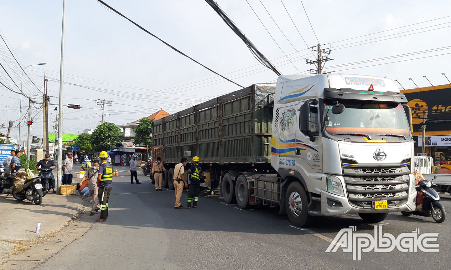 Vụ TNGT thương tâm làm một nam sinh tử vong vào trưa ngày 1-12-2022.