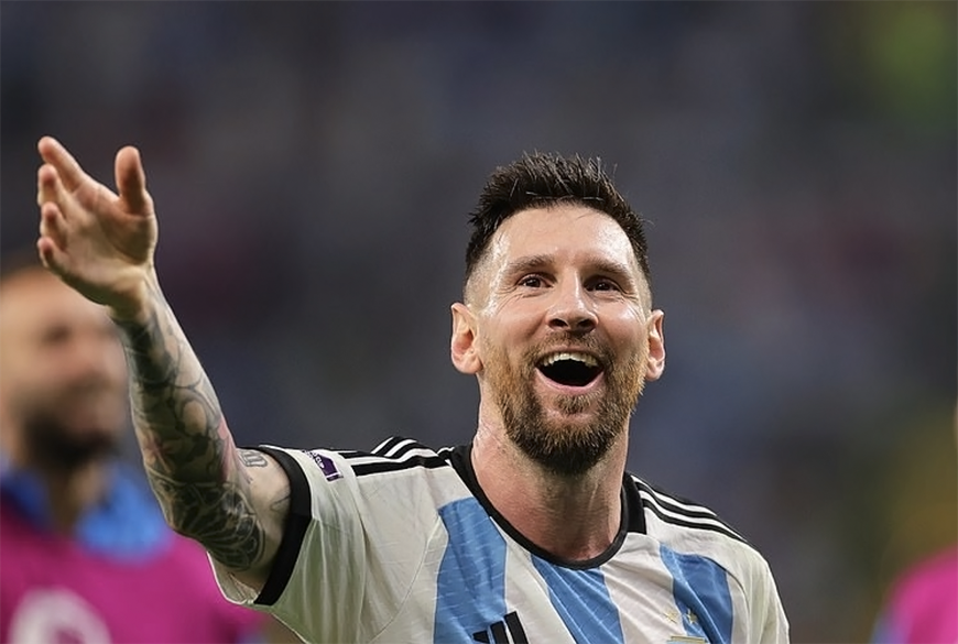 Messi đang cùng đội tuyển Argentina hướng tới danh hiệu vô địch ở kỳ World Cup có thể coi là cuối cùng của anh trong sự nghiệp. Ảnh: Reuters
