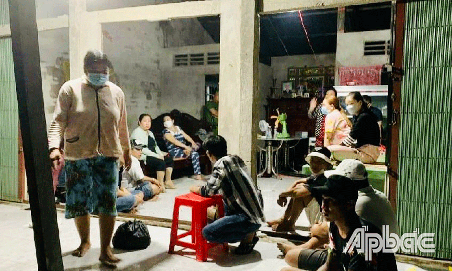 Hiện trường vụ việc. 