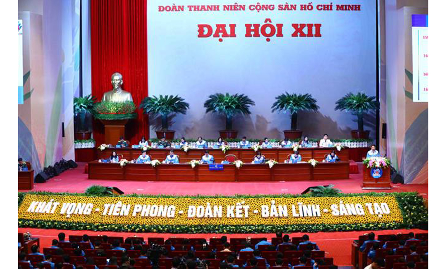 Đoàn Chủ tịch Đại hội. Ảnh: Minh Đức/TTXVN