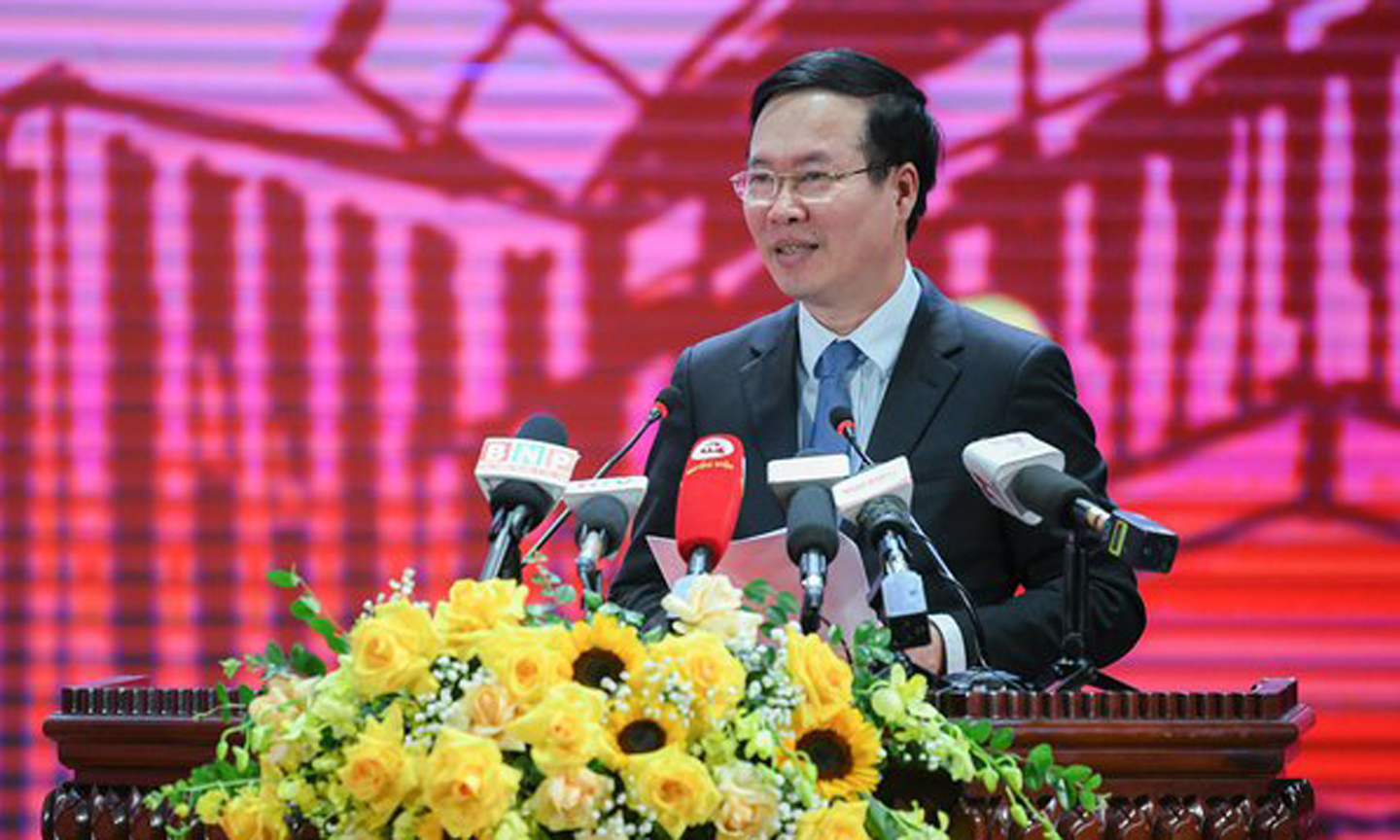 Thường trực Ban Bí thư Võ Văn Thưởng phát biểu tại Hội thảo - Ảnh: VGP