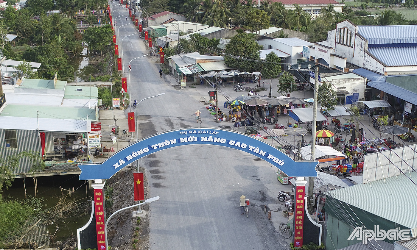 Diện mạo xã Tân Phú.