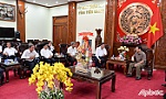Tổng Công ty Điện lực miền Nam thăm và chúc tết UBND tỉnh Tiền Giang