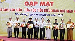 Tiền Giang: Gặp gỡ tổ chức tôn giáo - dân tộc tiêu biểu mừng Xuân Quý Mão