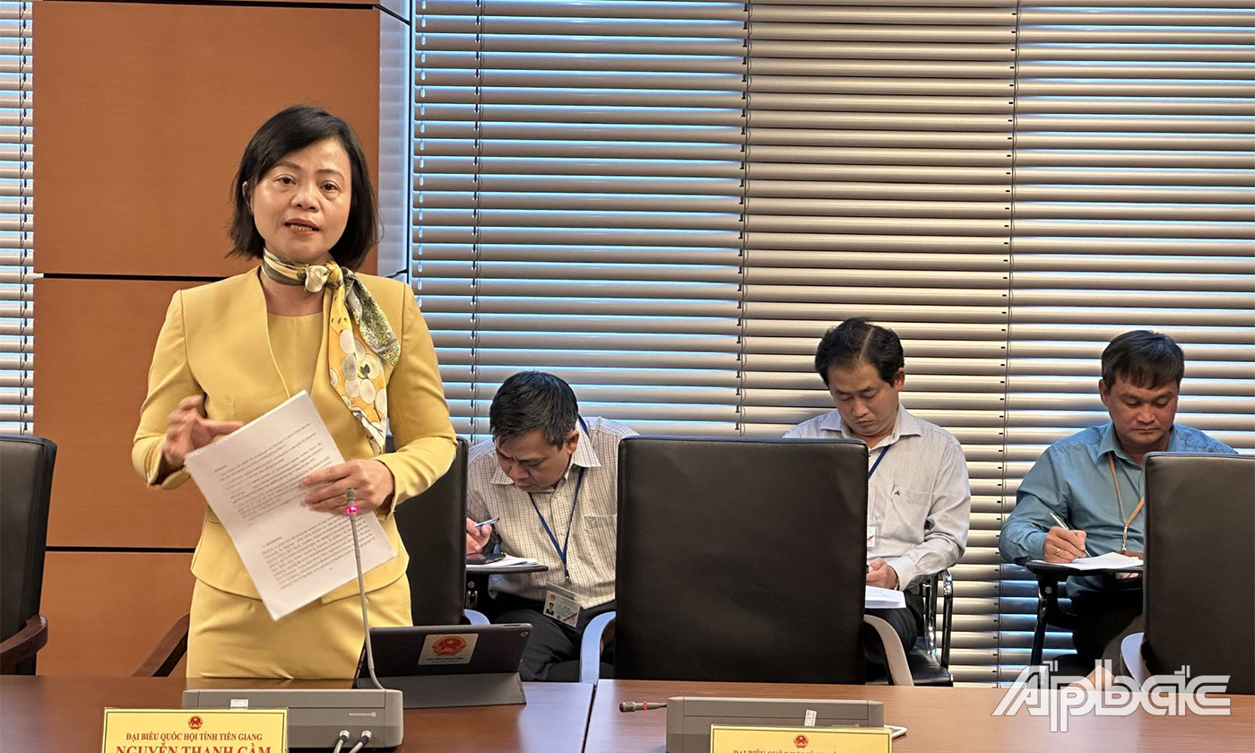 Đại biểu Nguyễn Thanh Cầm 