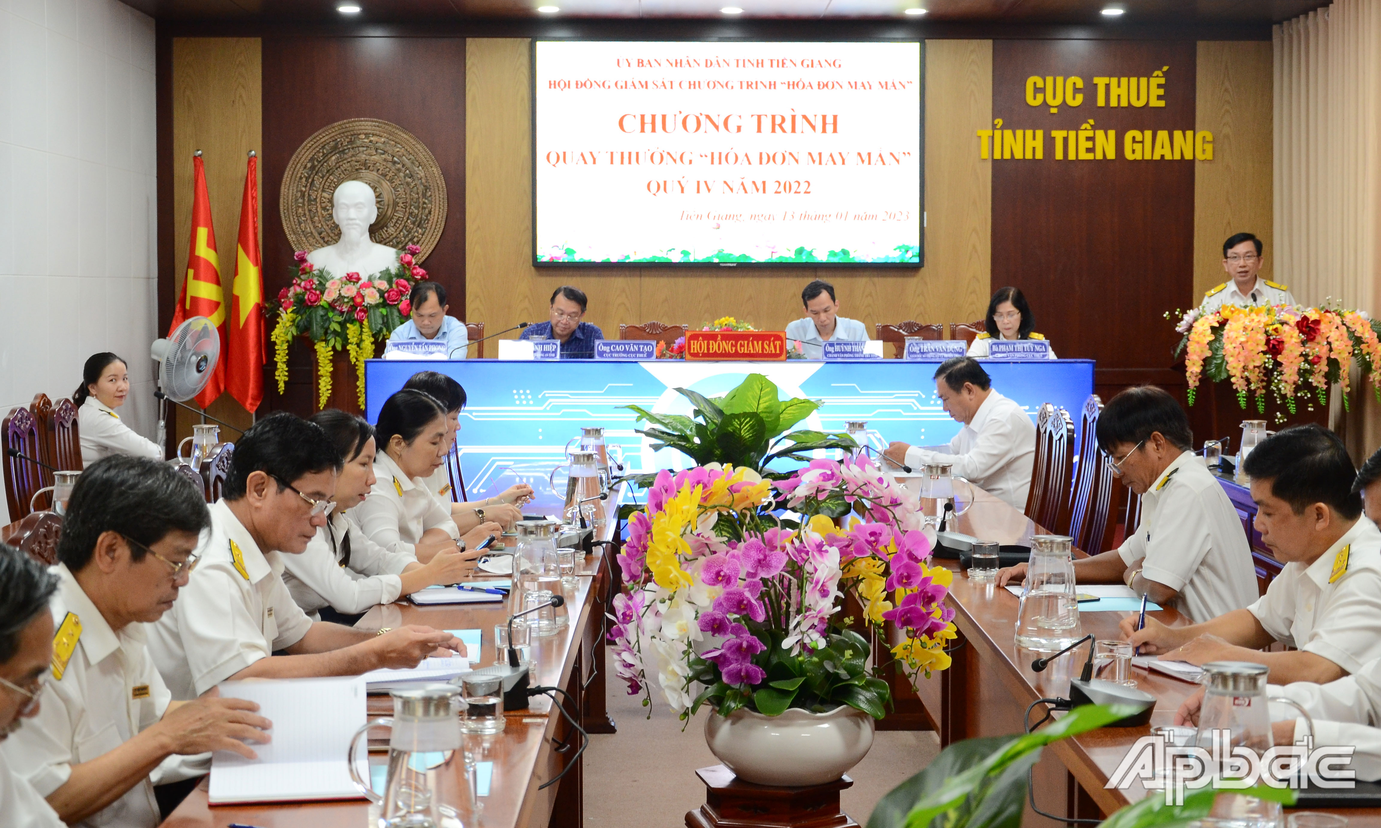 Quang cảnh buổi quay thưởng.