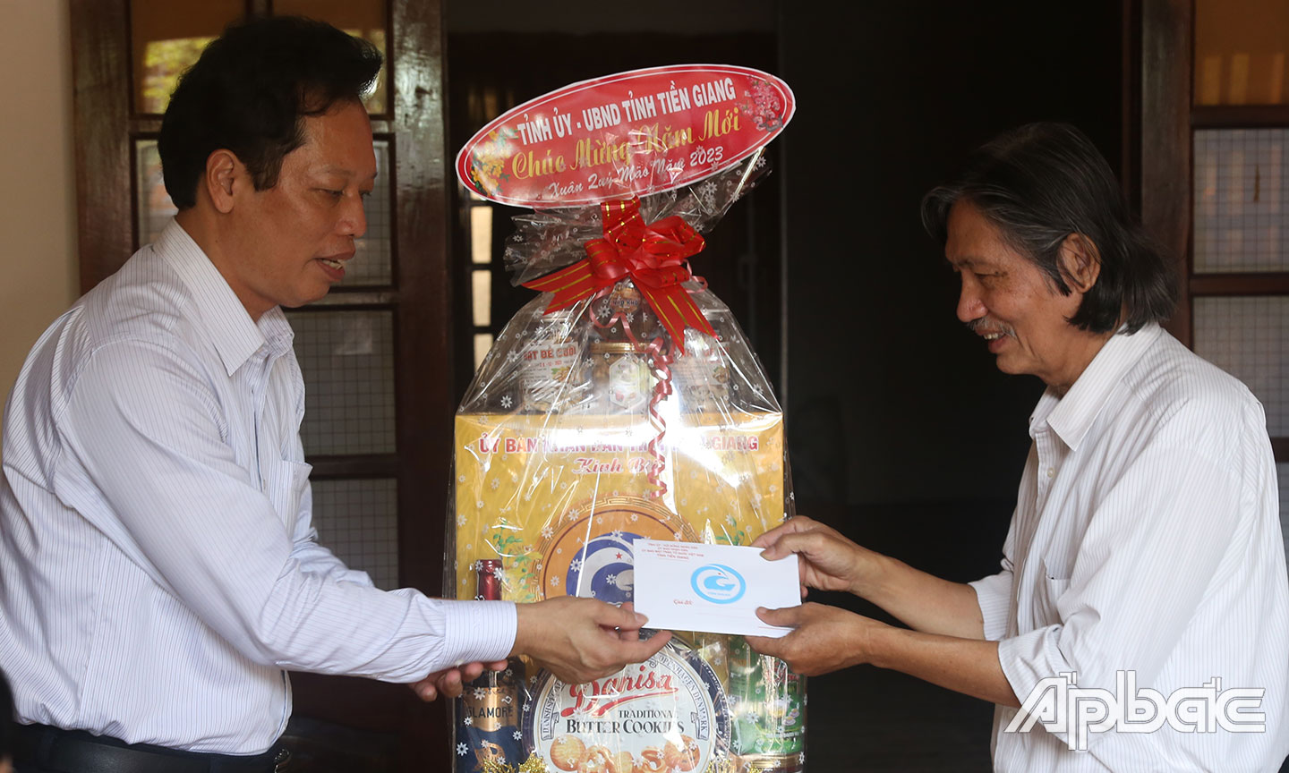 Chúc Tết Hội văn học nghệ thuật tỉnh Tiền Giang.