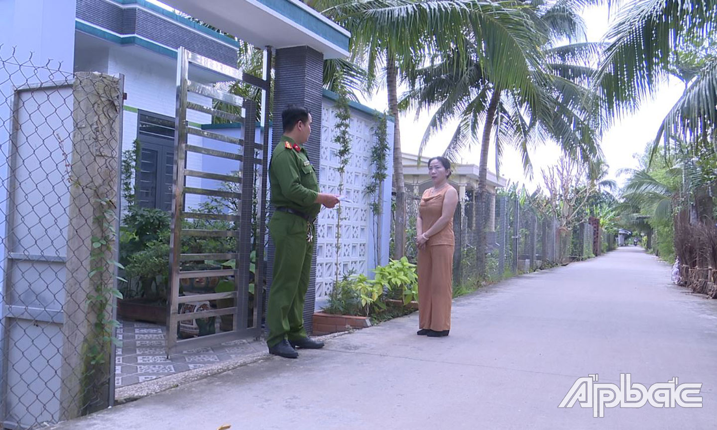 Hiện trường vụ trộm xảy ra tại ấp Vĩnh Quý, xã Vĩnh Kim, huyện Châu Thành.  Ảnh: THANH VIỆT