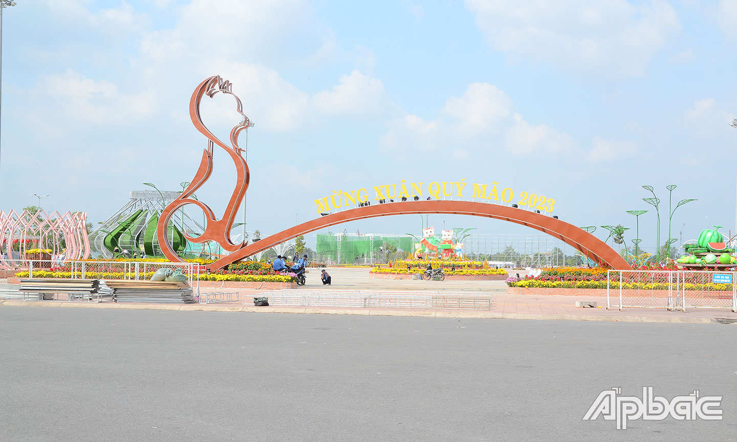 Quảng trường Hung Vương là nơi tổ chức nhiều hoạt động vui xuân, đón tết dịp Tết Nguyên đán 2023.                                                                                                                                                                                Ảnh: minh THÀNH