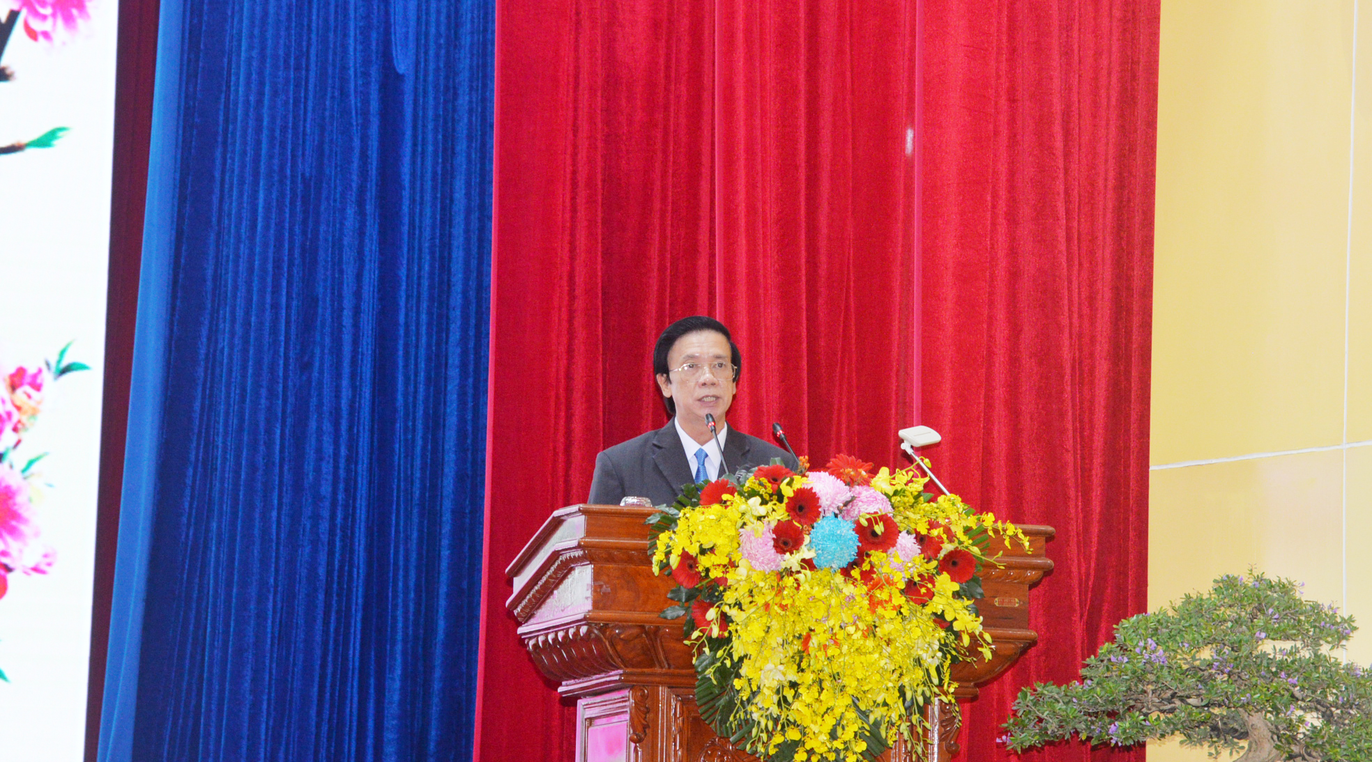 Đồng chí Nguyễn Văn Danh phát biểu ôn truyền thống