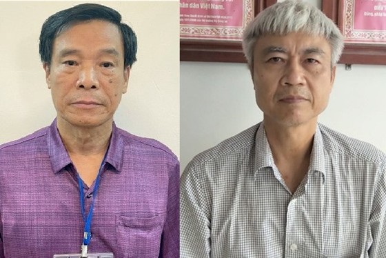 Bị can Cấn Hồng Lai (trái) và Phạm Dũng. Ảnh: Bộ Công an