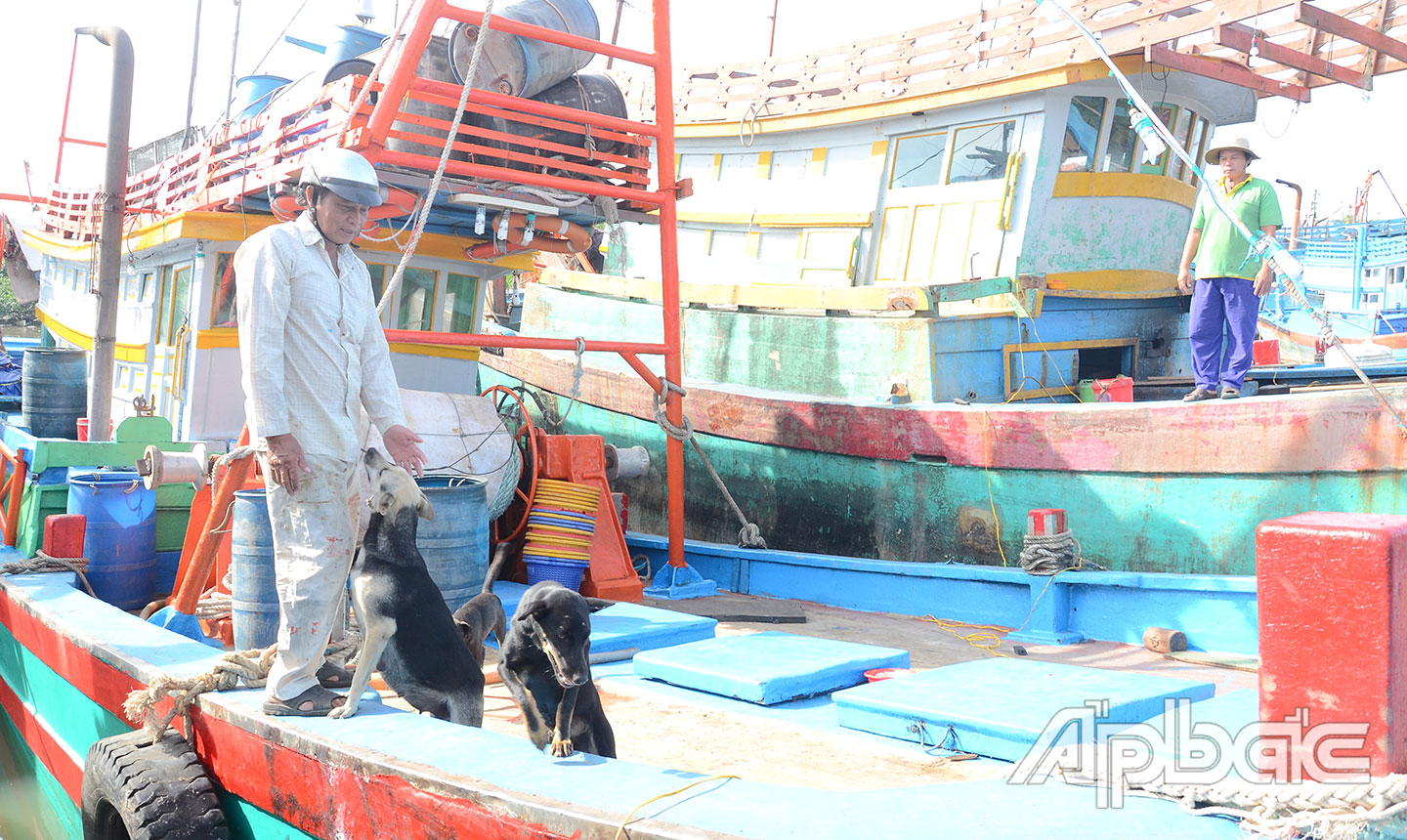 Ngư dân đã sẵn sàng cho chuyến ra khơi đầu năm.