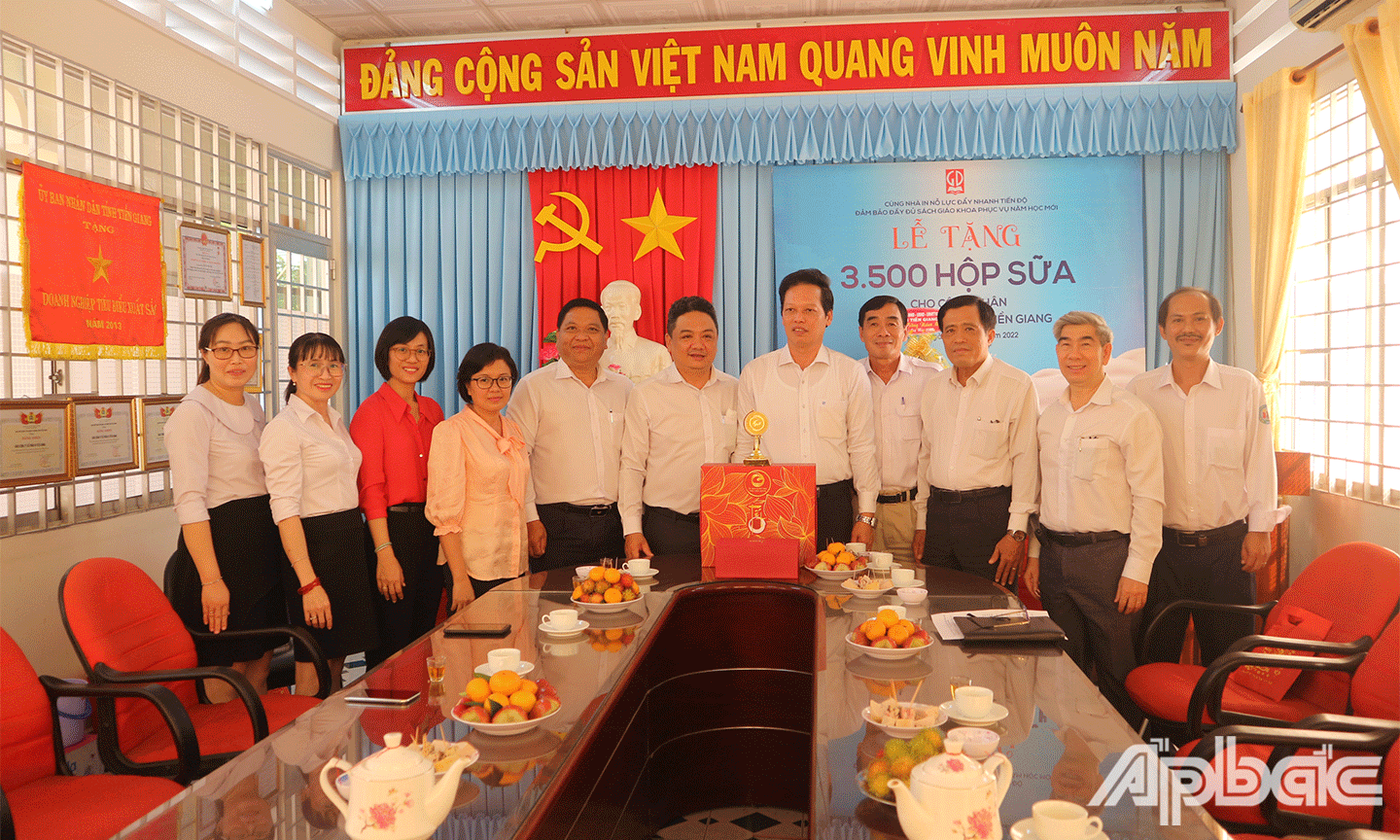 Đoàn đến thăm, chúc tết tại Công ty CP In Tiền Giang 