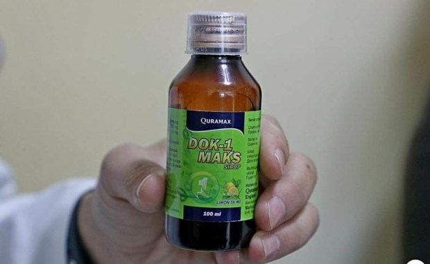 Một lọ siro Doc-1 Max. (Ảnh: Kun uz)