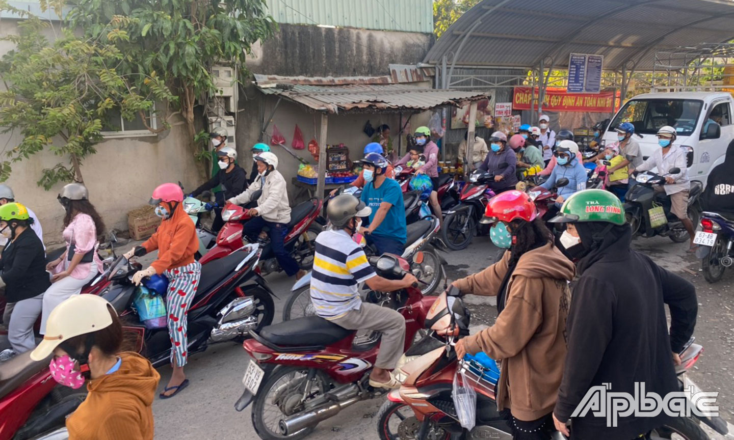 Lưu lượng qua lại phà Xuân Đông mỗi ngày trong thời gian qua rất lớn.