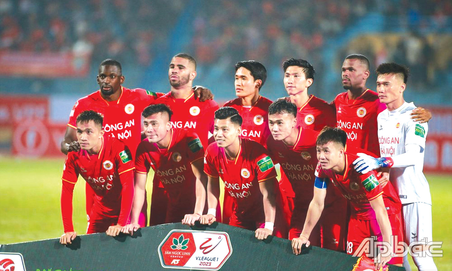 CLB Công an Hà Nội là một thế lực mới ở V-League 2023 ngay khi vừa lên hạng với sự góp mặt  của nhiều tân binh chất lượng.                                                                                           Ảnh: Vietnamnet.vn