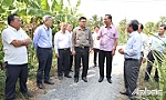 Khảo sát các dự án trọng điểm trên địa bàn huyện Chợ Gạo