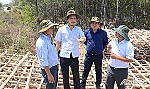 Phó Chủ tịch UBND tỉnh Nguyễn Thành Diệu khảo sát cồn Ngang, đê biển Gò Công