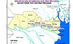 Độ mặn trên sông Tiền có khả năng tăng cao vào cuối tuần