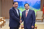 Thủ tướng Phạm Minh Chính tiếp Phó Thủ tướng, Bộ trưởng Bộ Ngoại giao và Hợp tác quốc tế Campuchia