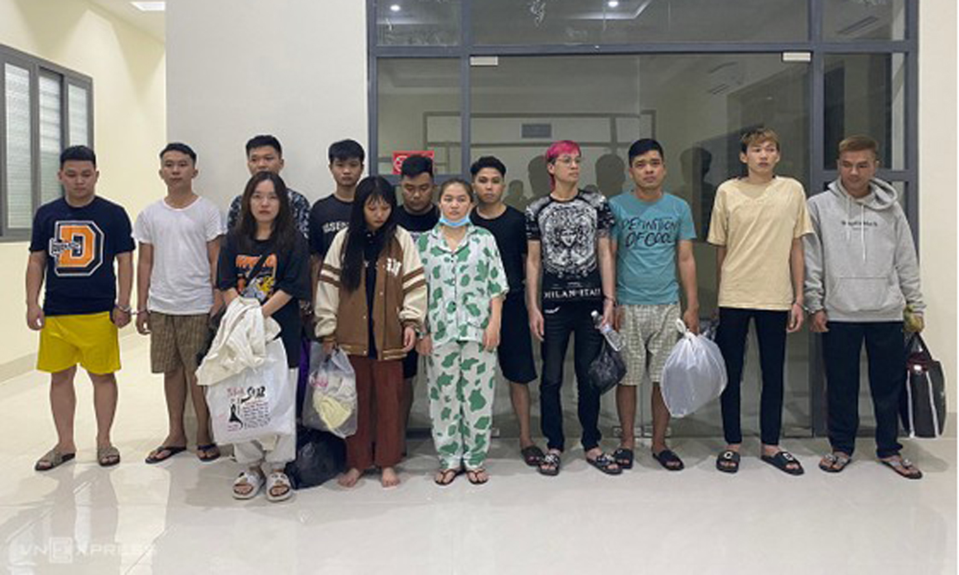 Một trong số các bị can vụ án.