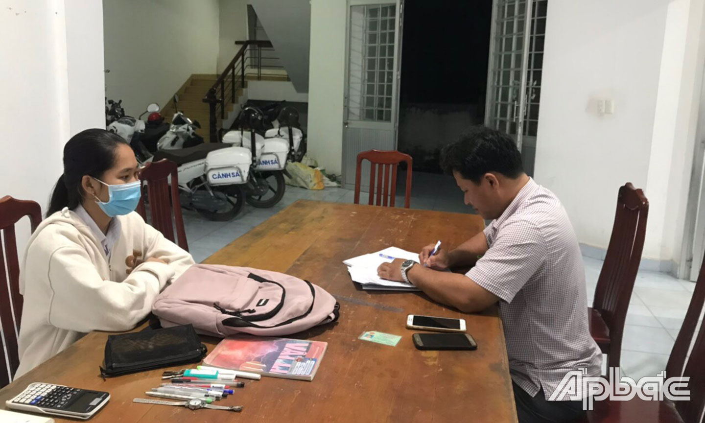 Nạn nhân và tài sản tại cơ quan chức năng.
