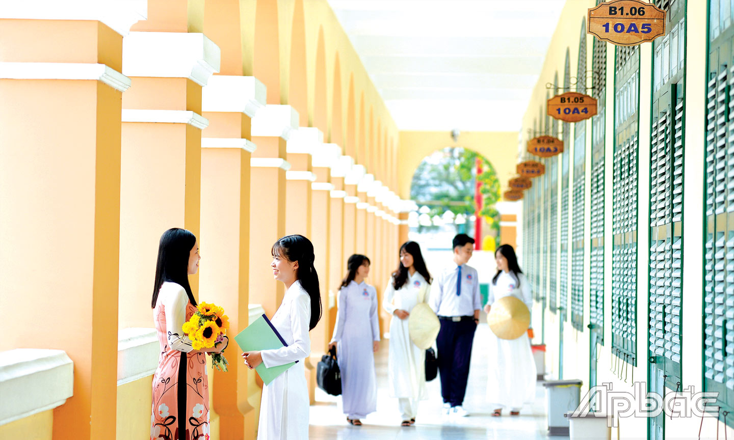 Xây dựng VHHĐ là vấn đề cấp thiết trong phát triển sự nghiệp GD-ĐT hiện nay.                                                                                                                            Ảnh: DUY NHỰT