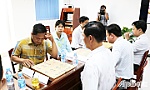 Công đoàn cơ sở Cụm IV tổ chức Giải Cờ tướng chào mừng Tháng Công nhân