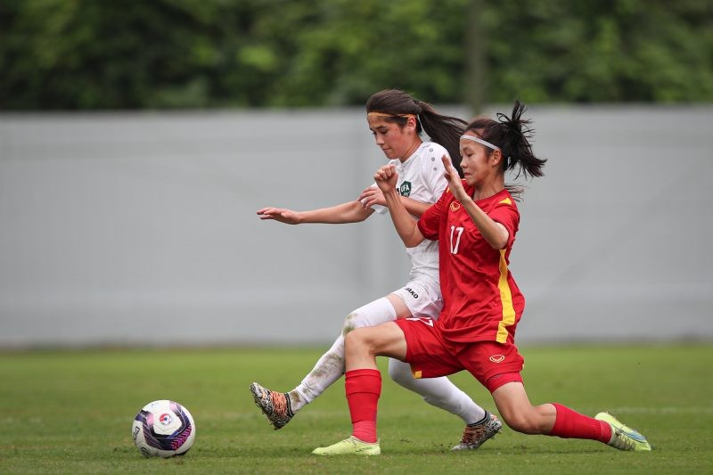 U17 nữ Việt Nam giành chiến thắng thuyết phục. (Ảnh: VFF)