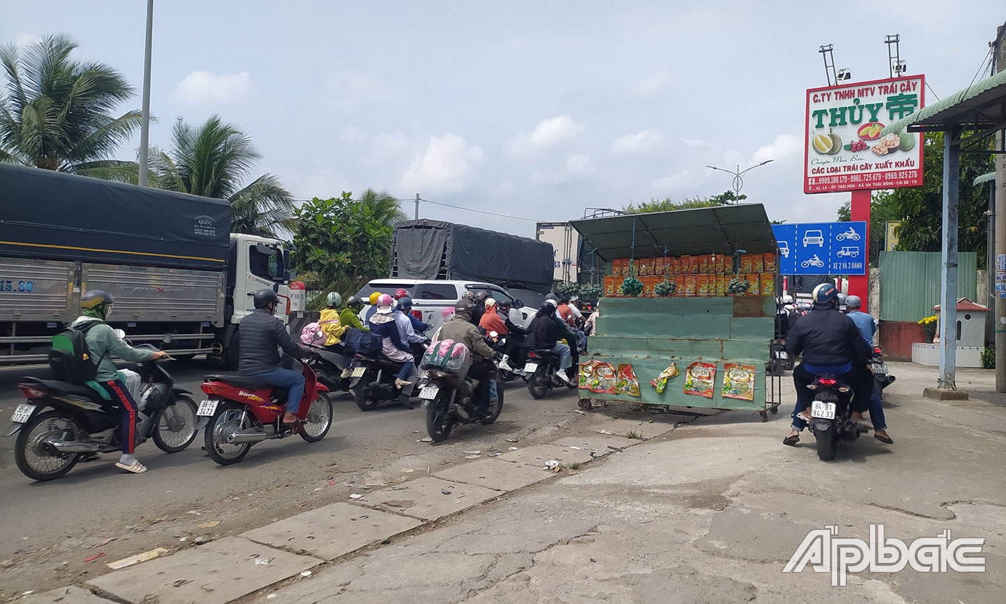 Tình trạng vẫn kéo dài đến xã An Thái Đông