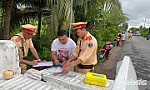 Tiền Giang: Kết quả bước đầu cao điểm xử lý vi phạm giao thông