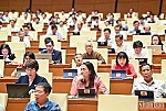 Hôm nay, Quốc hội thảo luận ở hội trường về tình hình kinh tế-xã hội và ngân sách nhà nước