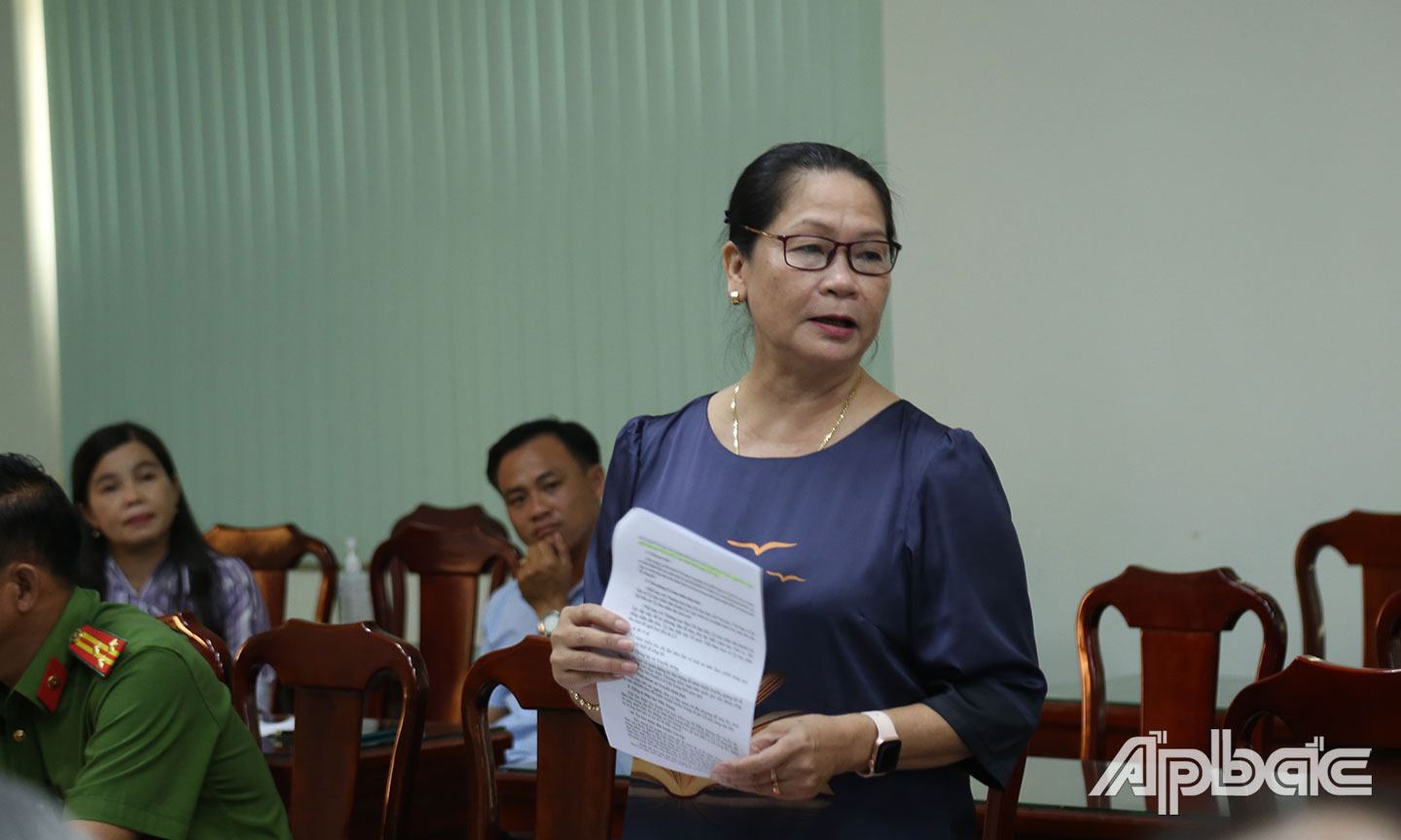 Lãnh đạo Sở ngành tỉnh đóng góp ý kiến.