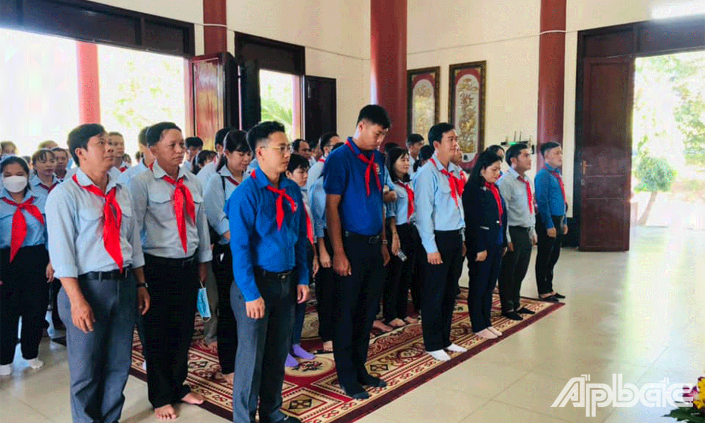 Tỉnh đoàn, Hội đồng Đội tỉnh Tiền Giang tổ chức cho giáo viên tổng phụ trách Đội về nguồn tại khu lưu niệm Nữ tướng, Anh hùng lực lượng vũ trang Nhân dân Nguyễn Thị Định 