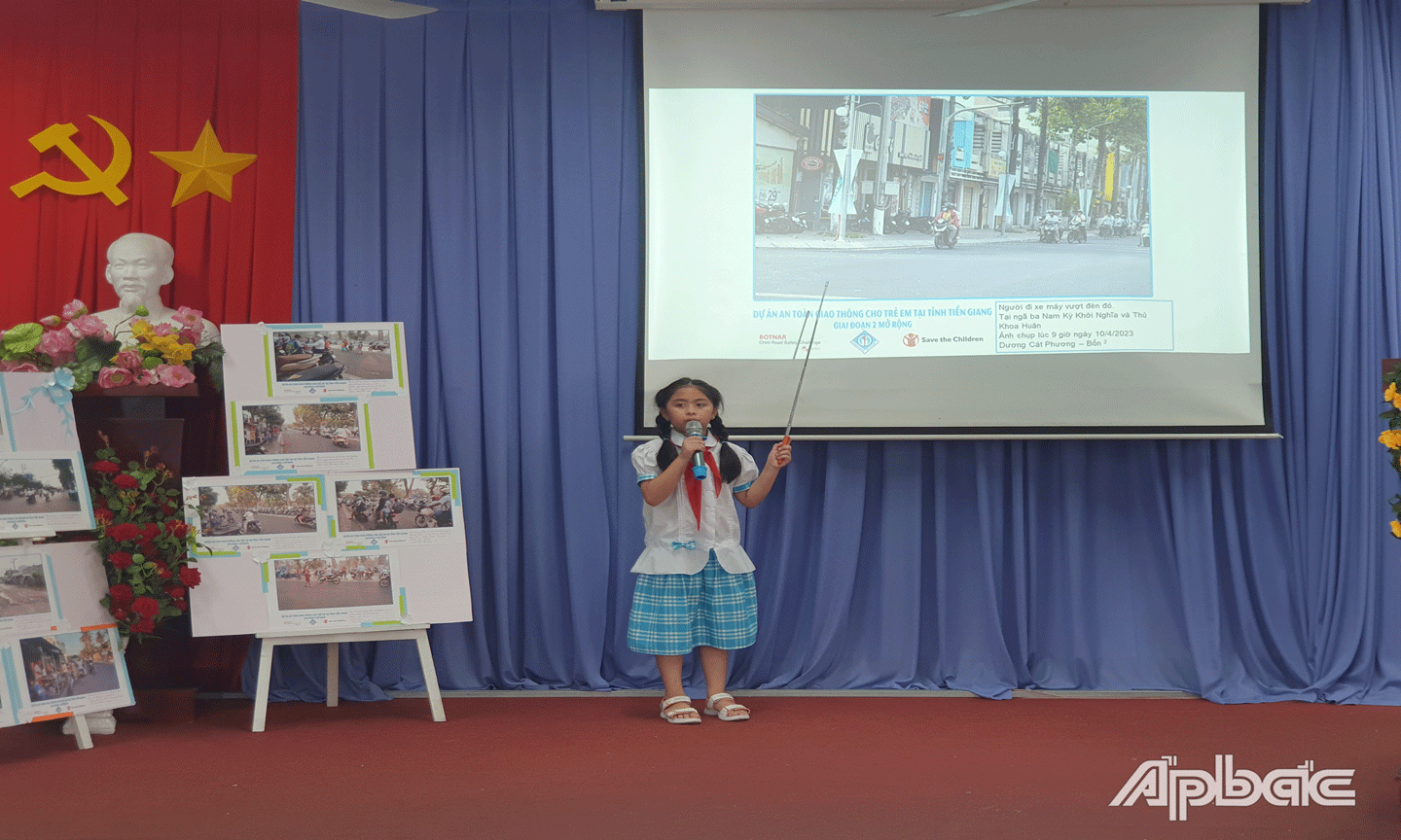 Học sinh kể lại nội dung bức ảnh mình đã chụp. 