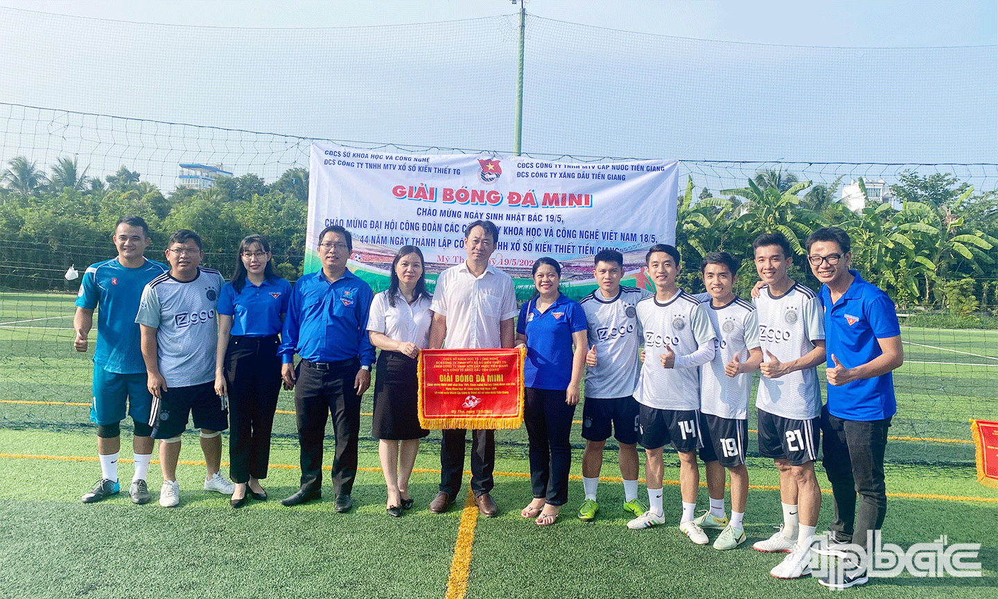 Đoàn cơ sở Công ty TNHH MTV Xổ số kiến thiết Tiền Giang xuất sắc đoạt giải Nhất