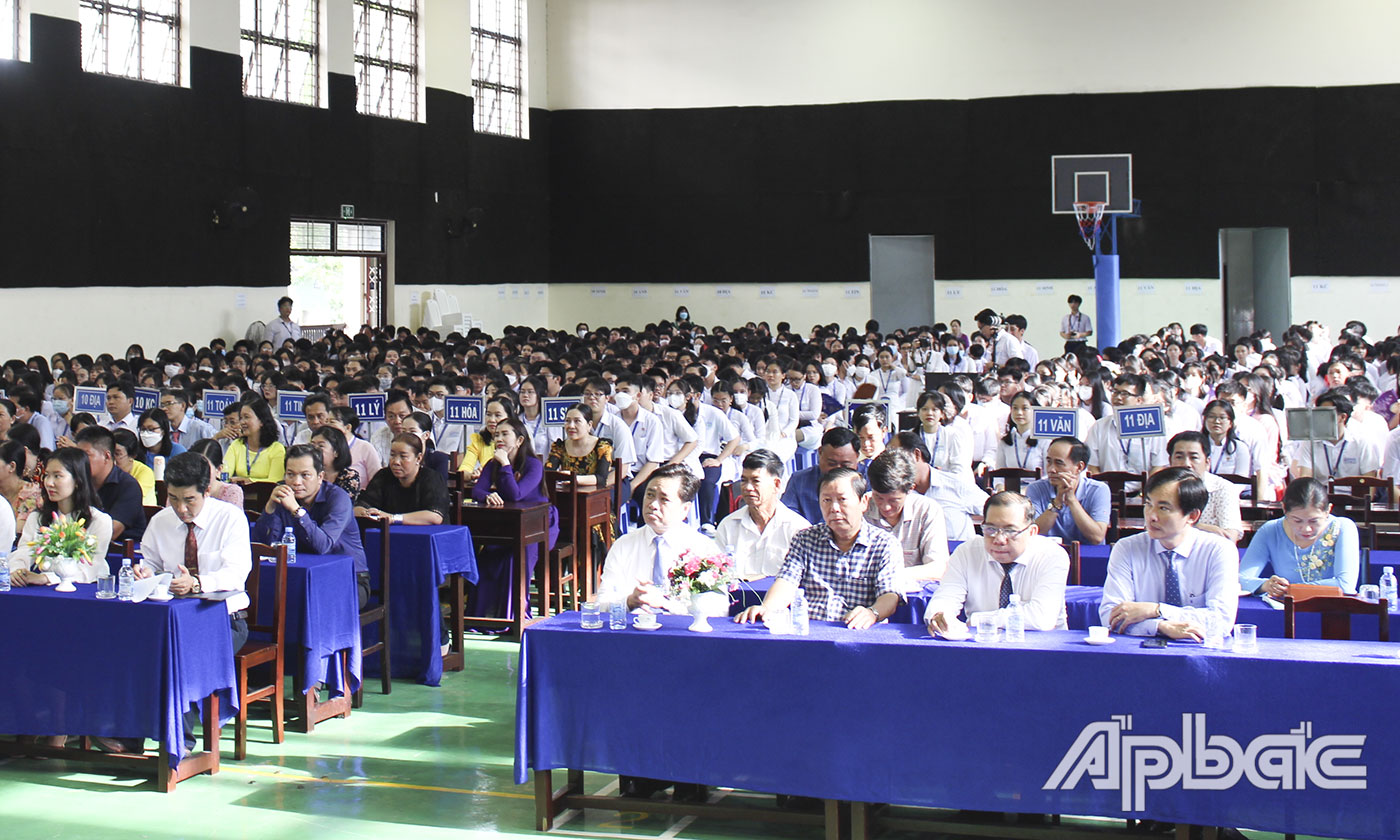 Quang cảnh buổi lễ 