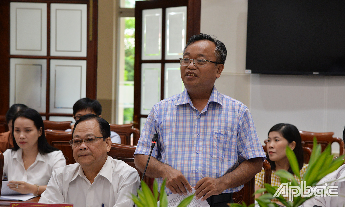 Lãnh đạo Sở Kế hoạch và Đầu tư lưu ý huyện về một số công trình đầu tư công cần tập trung thực hiện trong thời gian tới