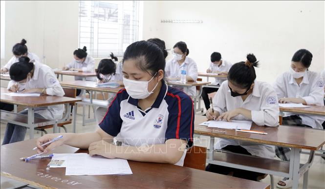 Các thí sinh tham dự kỳ thi tốt nghiệp THPT năm 2022. Ảnh (tư liệu) minh họa: Đồng Thúy/TTXVN