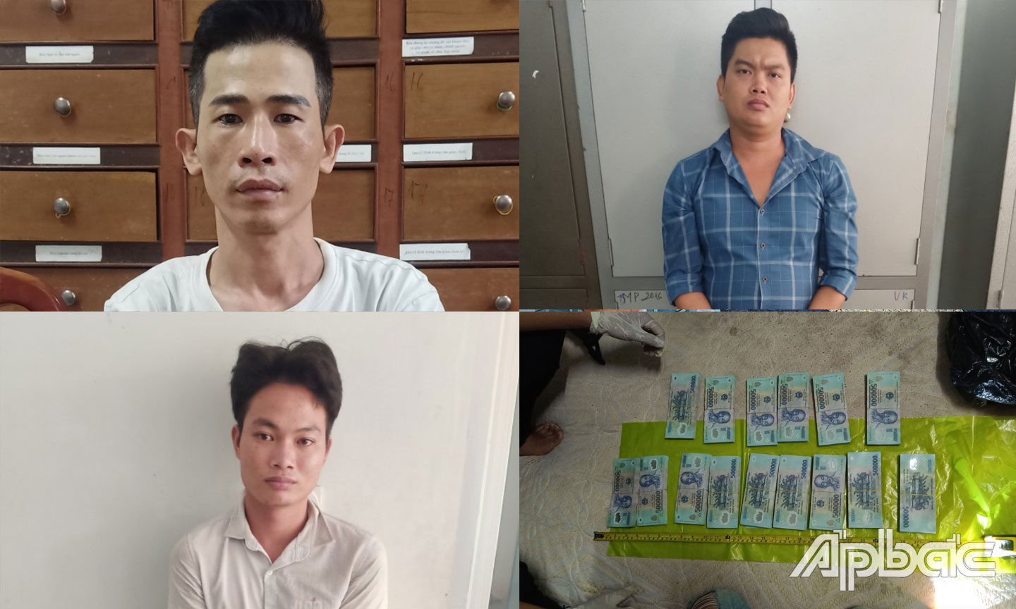 Tang vật và các đối tượng còn lại.