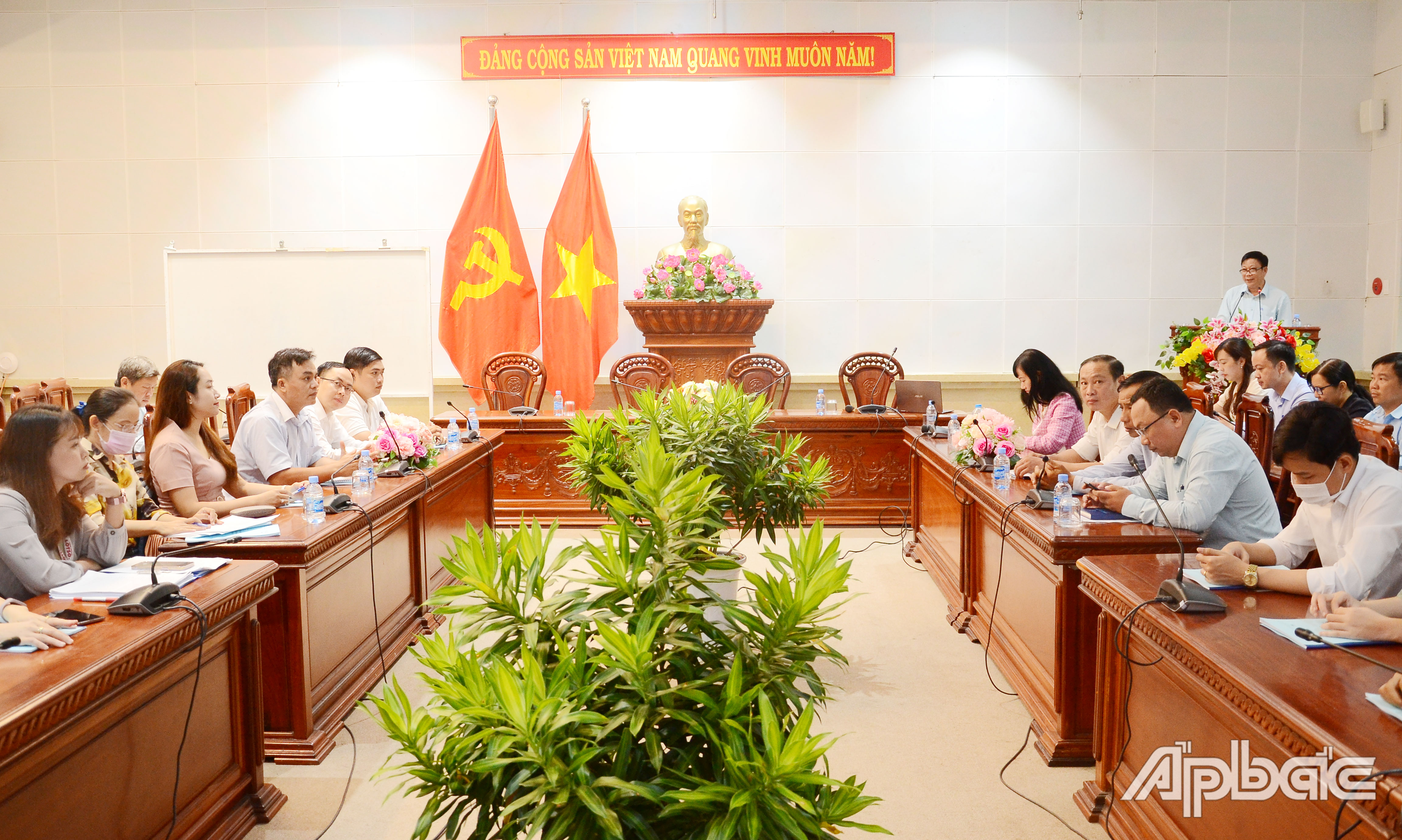 Quang cảnh lớp tập huấn.